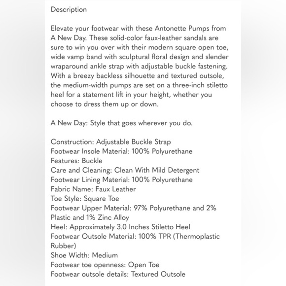 A New Day Pink Floral Heels - Picture 6 of 6